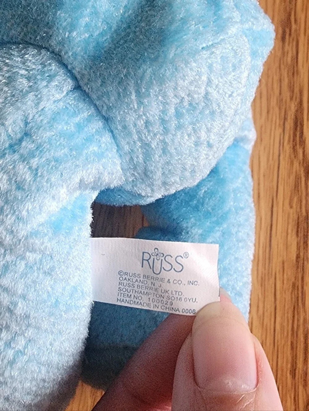 NWT Russ Berrie & Co. March Bears of the Month Handmade Birthday Stuffed Animal